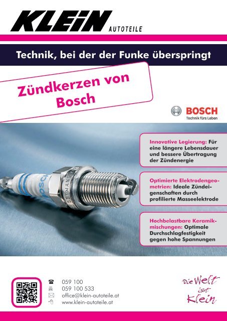 Flyer_Bosch Zündkerzen