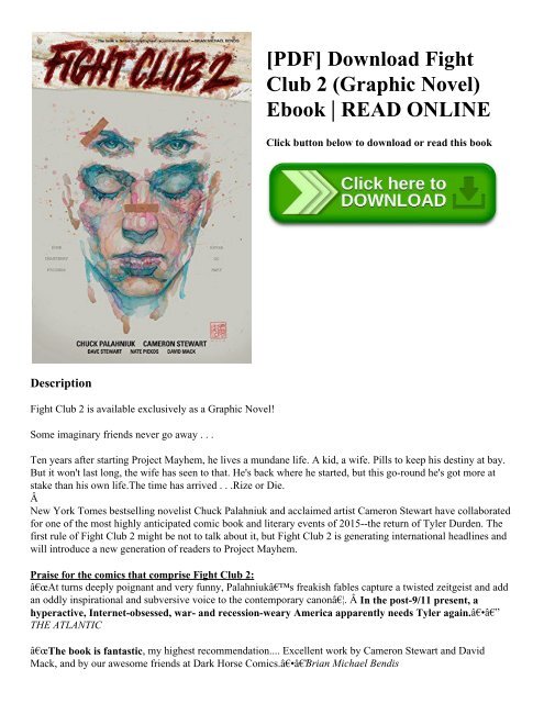 [PDF] Download Fight Club 2 (Graphic Novel) Ebook | READ ONLINE