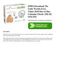 [PDF] Download The Little World of Liz Climo 2018 Day-to-Day Calendar Ebook | READ ONLINE