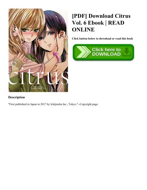 [PDF] Download Citrus Vol. 6 Ebook | READ ONLINE