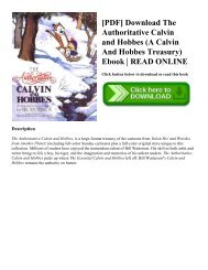 [PDF] Download The Authoritative Calvin and Hobbes (A Calvin And Hobbes Treasury) Ebook | READ ONLINE