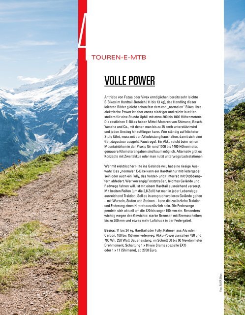 SPORTaktiv Bikeguide 2018