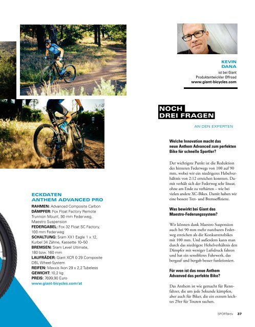 SPORTaktiv Bikeguide 2018