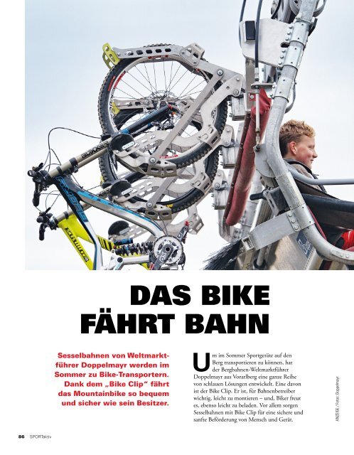 SPORTaktiv Bikeguide 2018