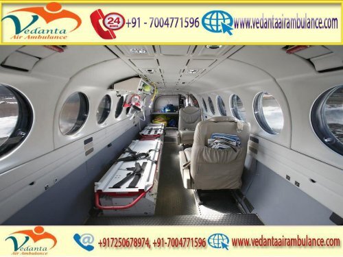 Vedanta Air Ambulance from Hyderabad to Delhi at an Economic cost