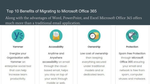 Benefits of Office 365 for Business