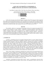 a zona de convergência intertropical sobre o oceano atlântico