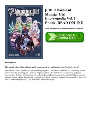 [PDF] Download Monster Girl Encyclopedia Vol. 2 Ebook | READ ONLINE