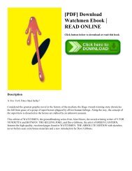 [PDF] Download Watchmen Ebook | READ ONLINE