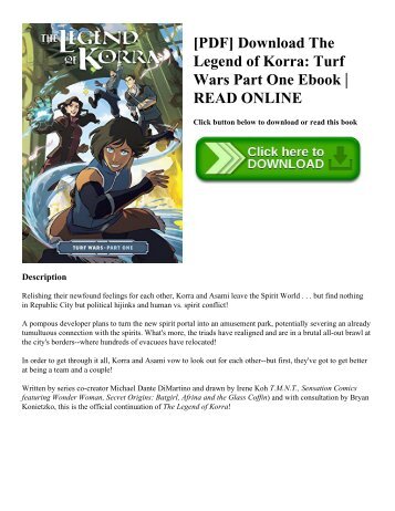 [PDF] Download The Legend of Korra: Turf Wars Part One Ebook | READ ONLINE