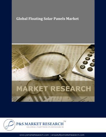 Floating Solar Panels Market Analysis and Demand Forecast to 2020