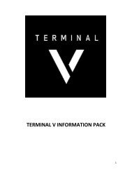 Terminal V Information Pack