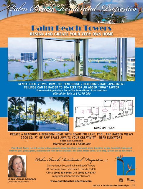 April 2018 Palm Beach Real Estate Guide