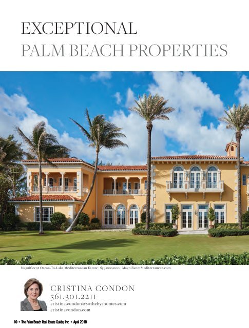 April 2018 Palm Beach Real Estate Guide