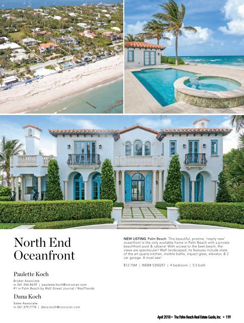 April 2018 Palm Beach Real Estate Guide