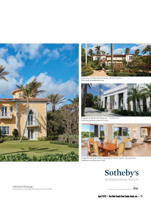 April 2018 Palm Beach Real Estate Guide