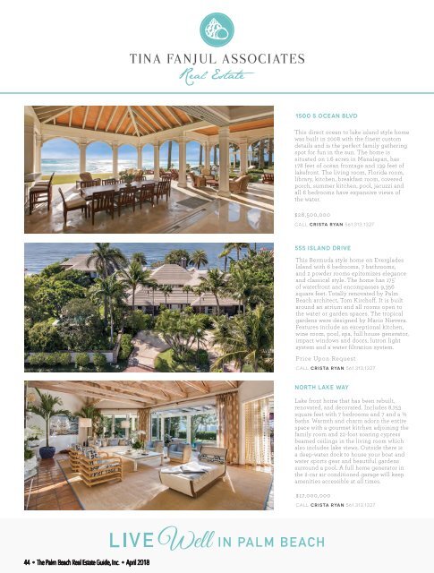 April 2018 Palm Beach Real Estate Guide