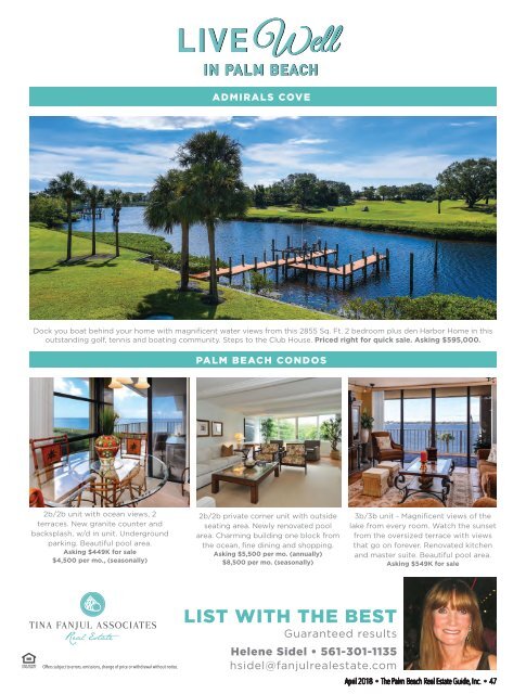 April 2018 Palm Beach Real Estate Guide