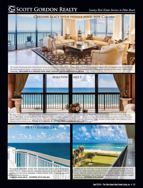 April 2018 Palm Beach Real Estate Guide