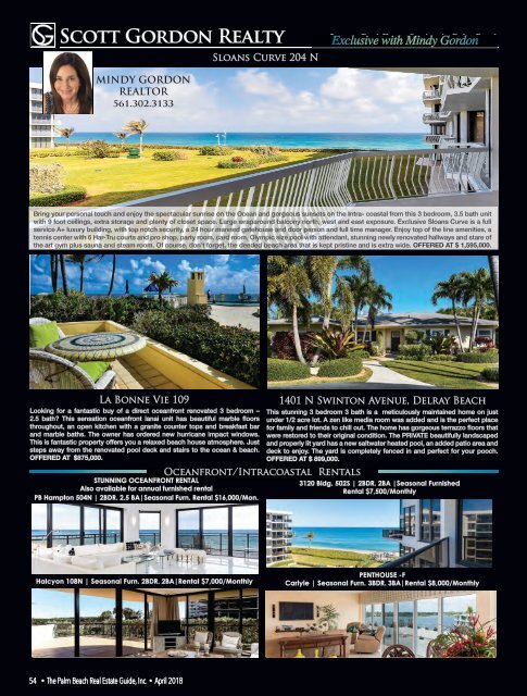 April 2018 Palm Beach Real Estate Guide