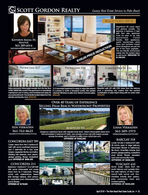 April 2018 Palm Beach Real Estate Guide