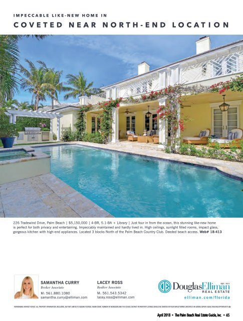 April 2018 Palm Beach Real Estate Guide