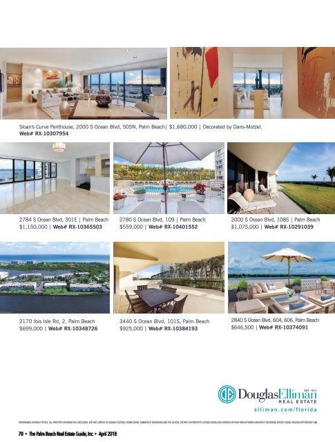 April 2018 Palm Beach Real Estate Guide