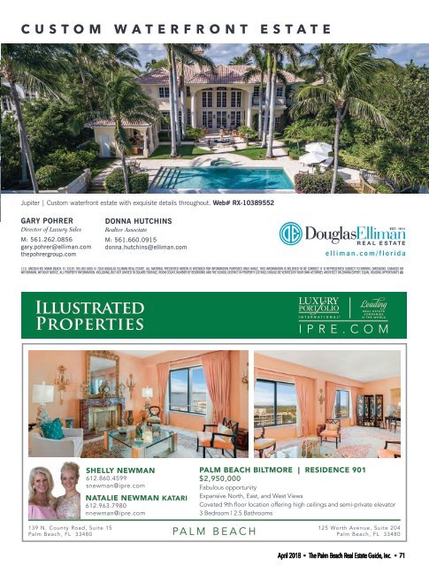 April 2018 Palm Beach Real Estate Guide