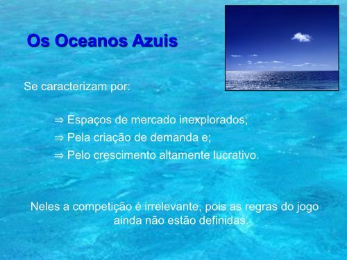 A ESTRATÉGIA DO OCEANO AZUL
