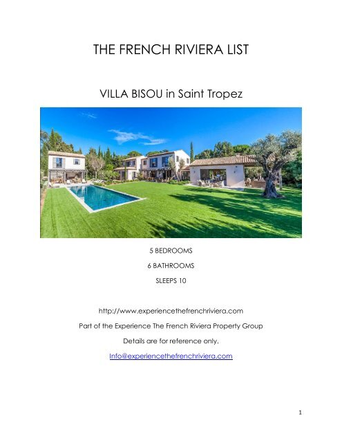 Villa Bisou - Saint Tropez