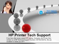 HP Printer Tech Support