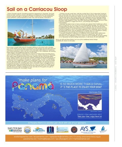 Caribbean Compass Yachting Magazine - April 2018