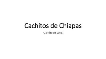 CATALOGO CACHITOS  2016