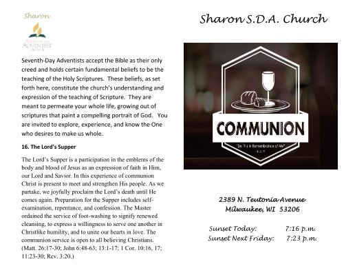 3-31-18 Communion Sabbath 