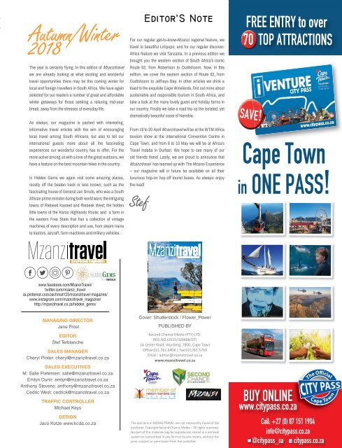 Mzanzitravel Magazine - Issue 9