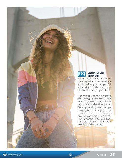 Life Essentials Magazine April 2018