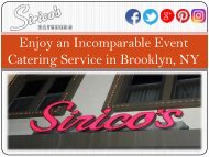 Enjoy an Incomparable Event Catering Service in Brooklyn, NY