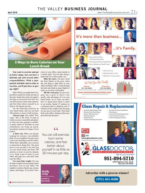 The Valley Business Journal April 18
