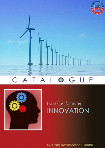 Case Studies on Innovation - Case Catalogue