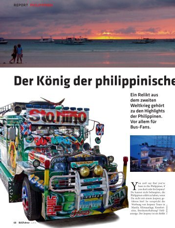 Mit dem Jeepney durch die Philippinen