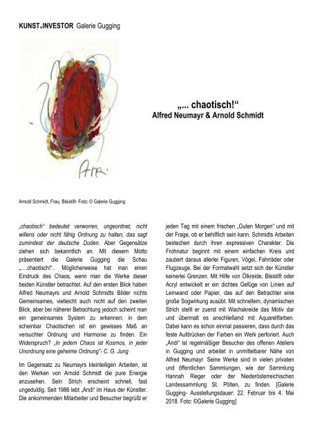 KUNSTINVESTOR AUSGABE APRIL 2018