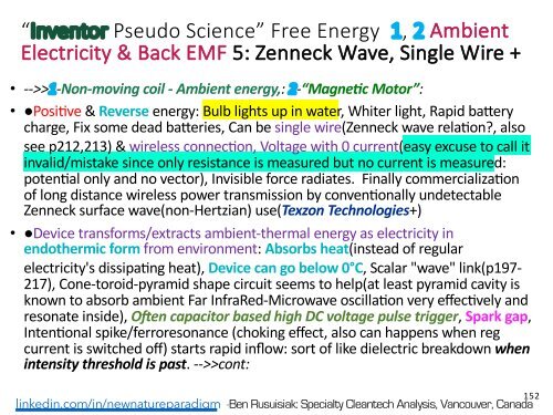 Zapomenuté Metody Výroby Energie, Které Jsou Čisté a Nízkou Cenu, Která má Potenciál, že Svět se Mění.  Less Known, Clean, Low Cost, Abundant Energy & Related Technologies That Will Change the World.