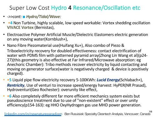 Zapomenuté Metody Výroby Energie, Které Jsou Čisté a Nízkou Cenu, Která má Potenciál, že Svět se Mění.  Less Known, Clean, Low Cost, Abundant Energy & Related Technologies That Will Change the World.