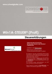 Win1A-STEUER® (Profi) - SCHWEIGHOFER Manager