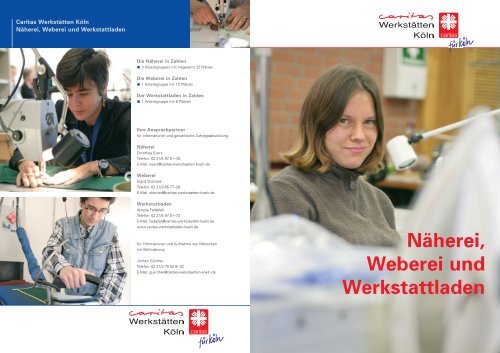 Näherei, Weberei und Werkstattladen - Caritas Werkstätten Köln