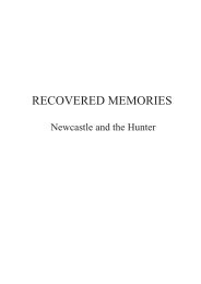 Pages from Newcastle Recovered Memories 4th reprint