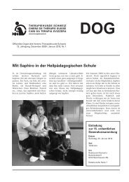 Mit Saphiro in der Heilpädagogischen Schule - Verein ...