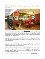 Wild Orchid Subic: Consistent great service and excellent amenities