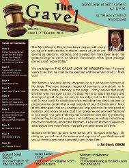 The Gavel - Volume 1, Issue 1, 2nd Quarter 2018 - Web