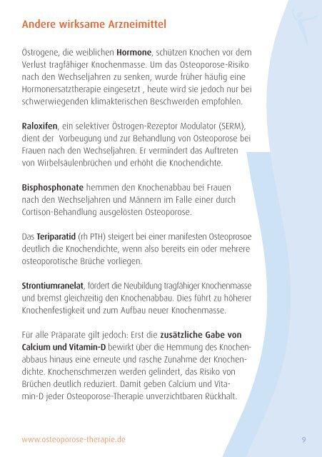 CalciCare - Osteoporose Therapie, Stoffwechselerkrankung des ...